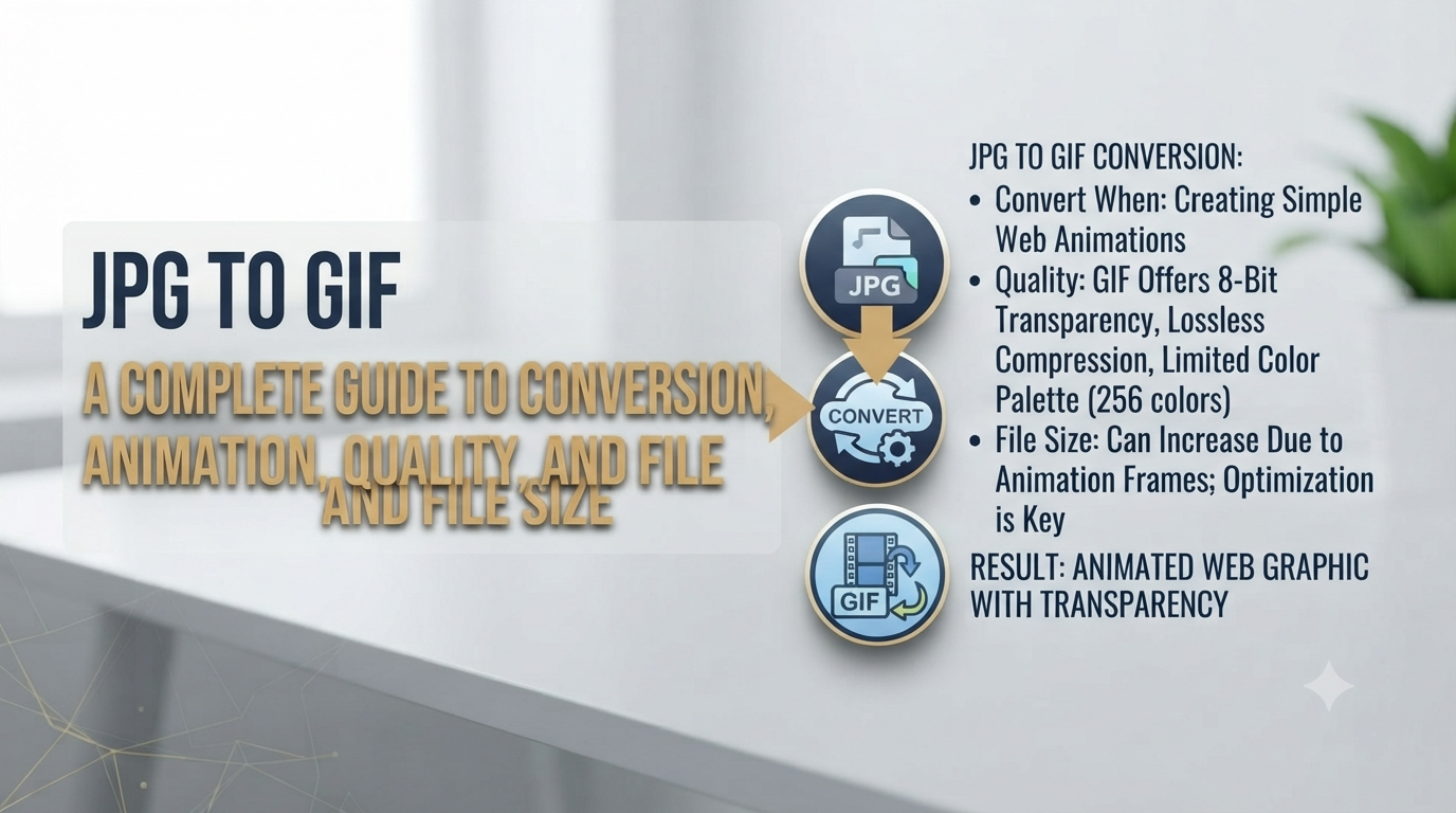 JPG to GIF: A Complete Guide to Conversion, Animation, Quality, and File Size